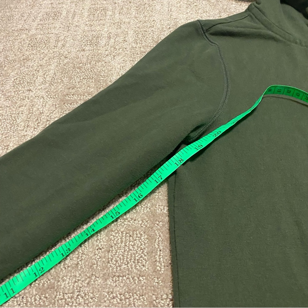 {Victoria’s Secret | PINK} Green Hooded Zip Up Sweatshirt ~ Size Small - Picture 13 of 16